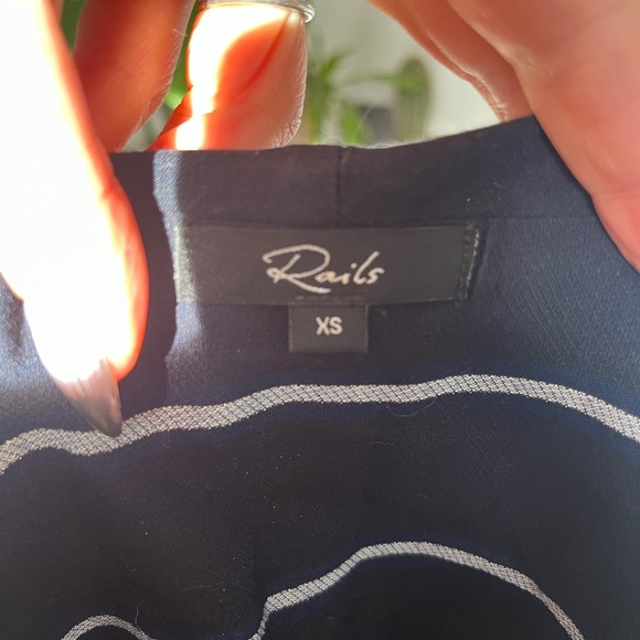 RAILS Ava Livorno Stripe Shirt size XS - Picture 2 of 2